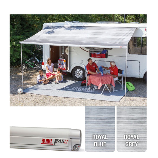 Fiamma F45S Titanium Winch Awning - 425 RylGrey