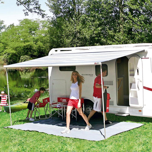 Fiamma F45S Polar White Winch Awning